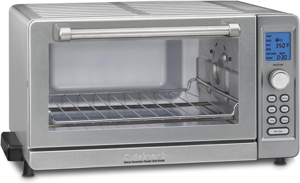 Cuisinart TOB-135 Deluxe Convection Toaster Oven Broiler, Brushed Stainless, 9.3 x 18.3 x 15.3, Silver