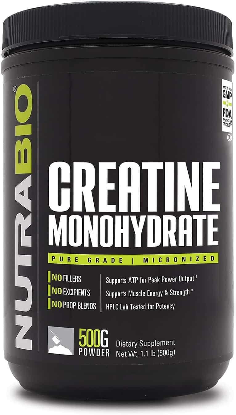 NutraBio Creatine Monohydrate Review