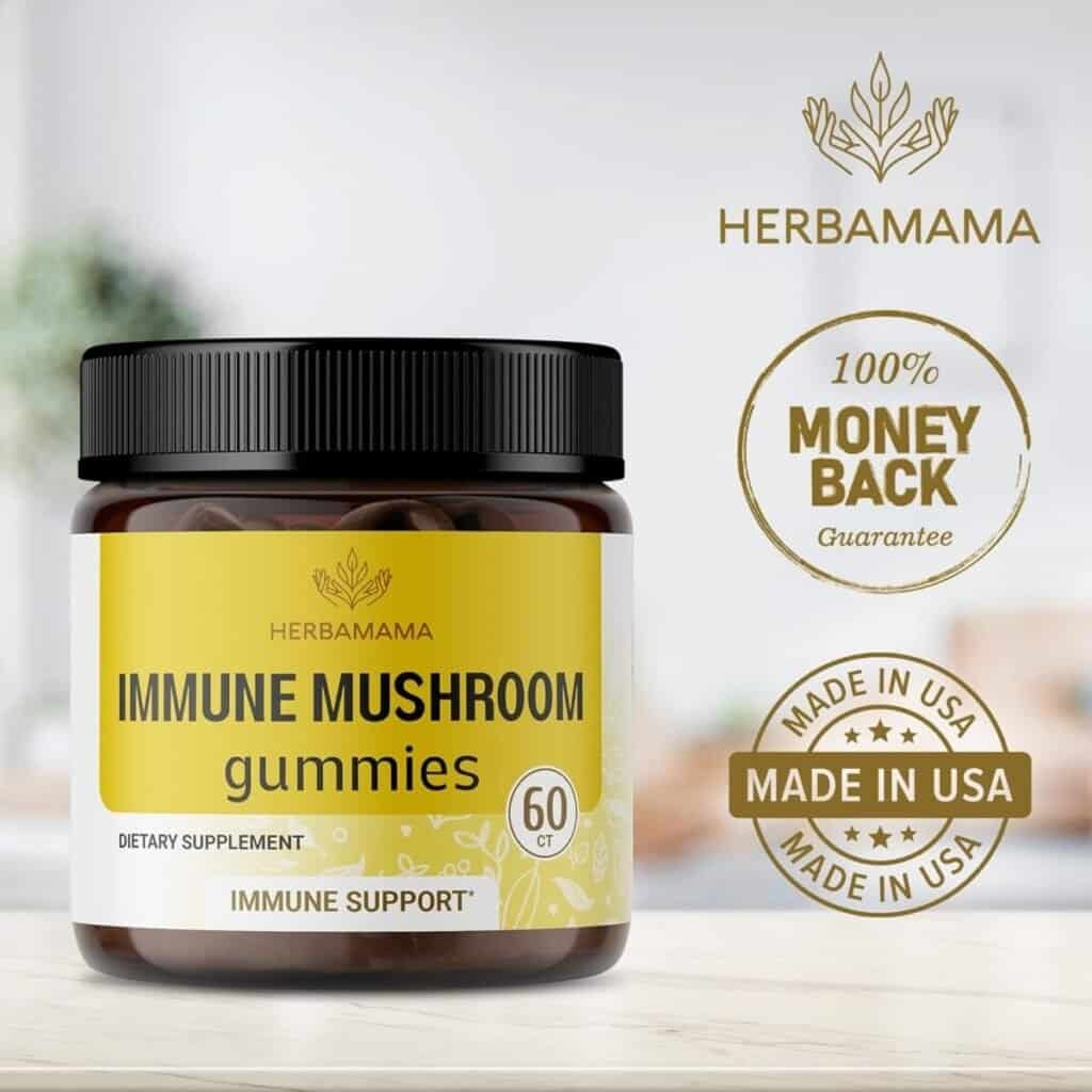 HERBAMAMA Immune Mushroom Complex Gummies Review