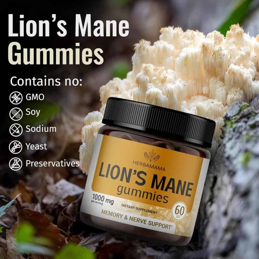 HERBAMAMA Lions Mane Gummies Review: The Ultimate Brain Boost or a Fad?