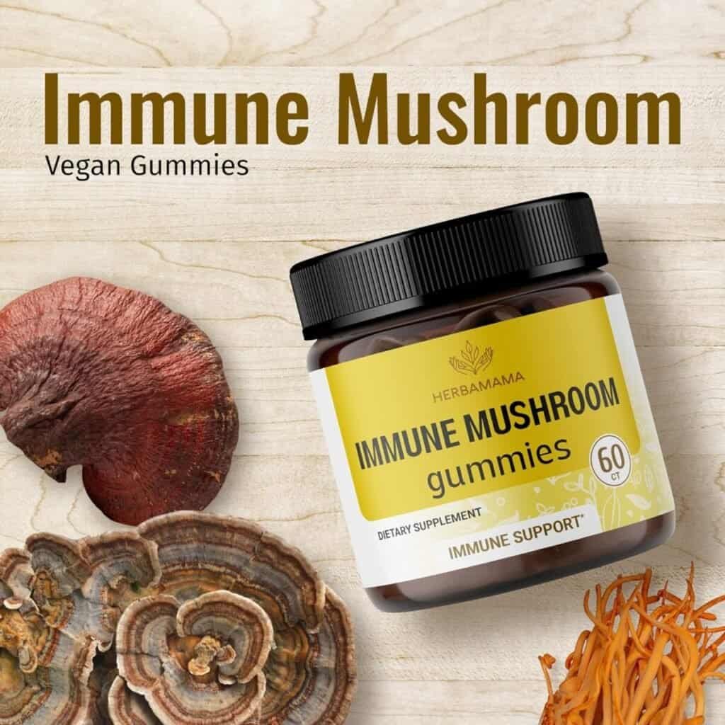 HERBAMAMA Immune Mushroom Complex Gummies Review