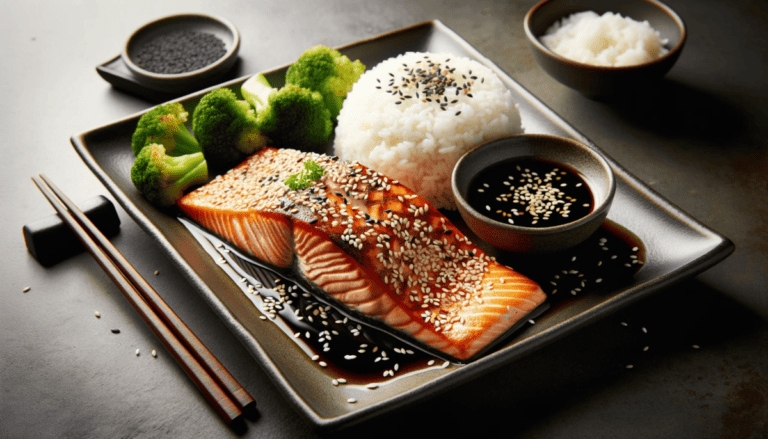 Asian Sesame Roasted Salmon