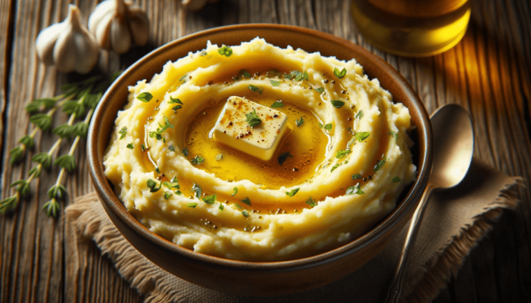 Garlic-Herb and Brown Butter Mashed Potatoes
