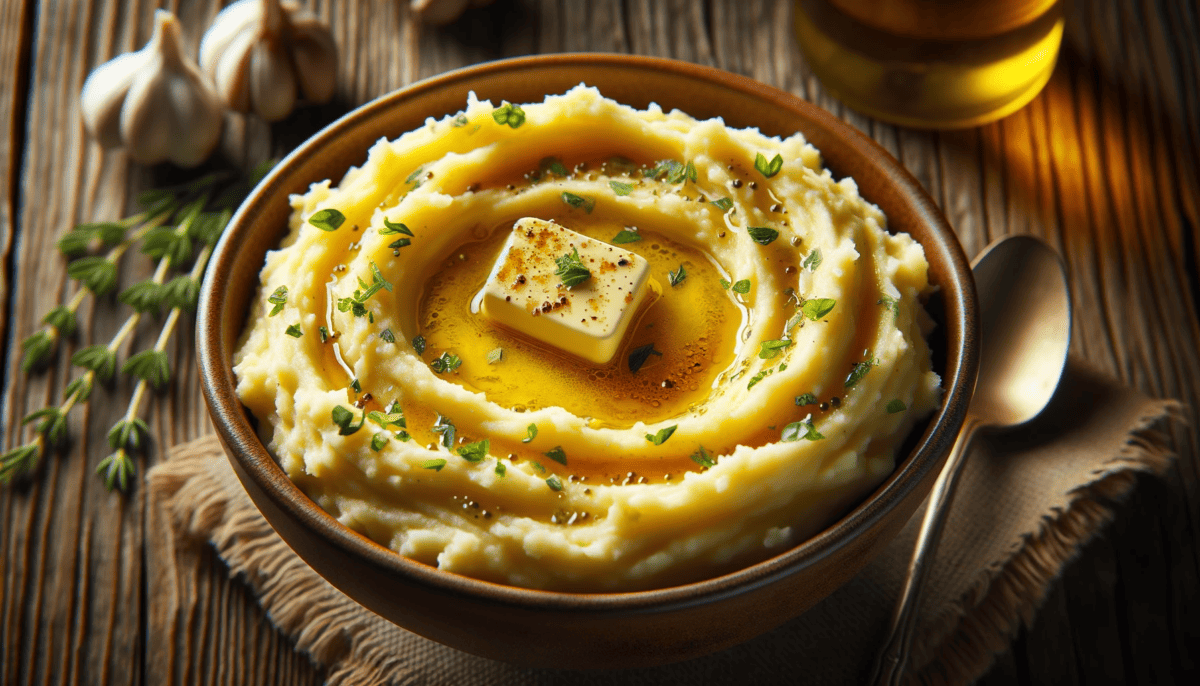 arlic-Herb and Brown Butter Mashed Potatoes